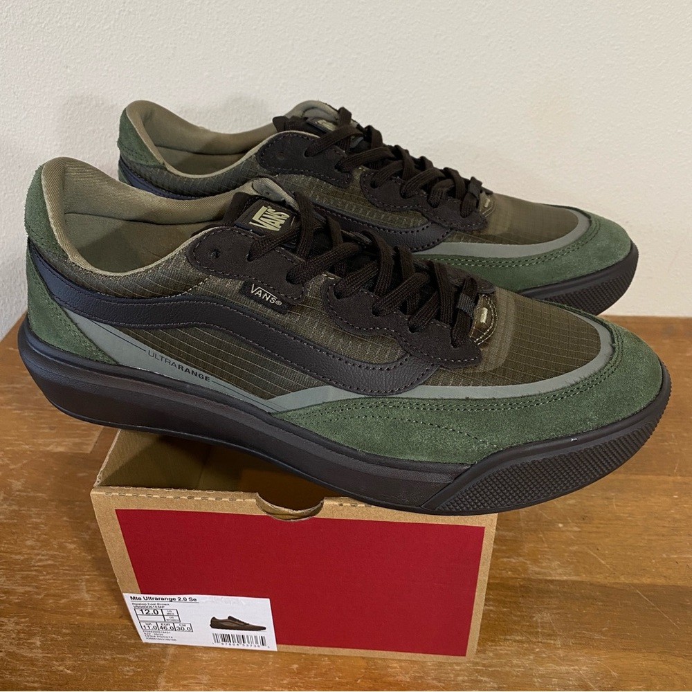 Vans Mte Ultrarange 2.0 SE Ripstop Coal Brown Green - Size 10
